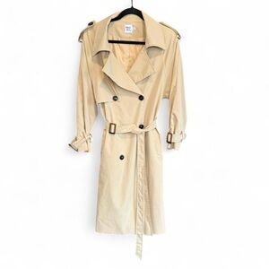 Princess Polly Light Tan Trench Coat